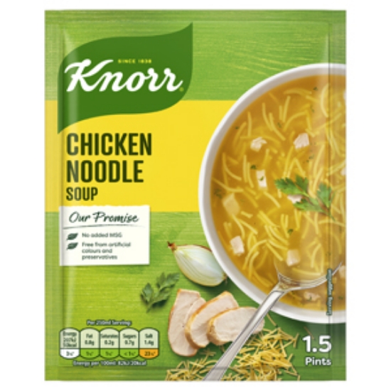 Picture of Knorr 1.5 Pt Chicken Noodle Soup 48g x12